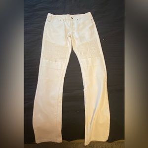 Brooklynn Cloth Suoer Skinny White Jeans W30